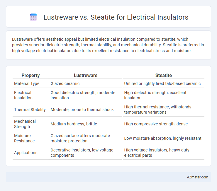 Lustreware vs. Steatite for Electrical Insulators - What is The Difference?