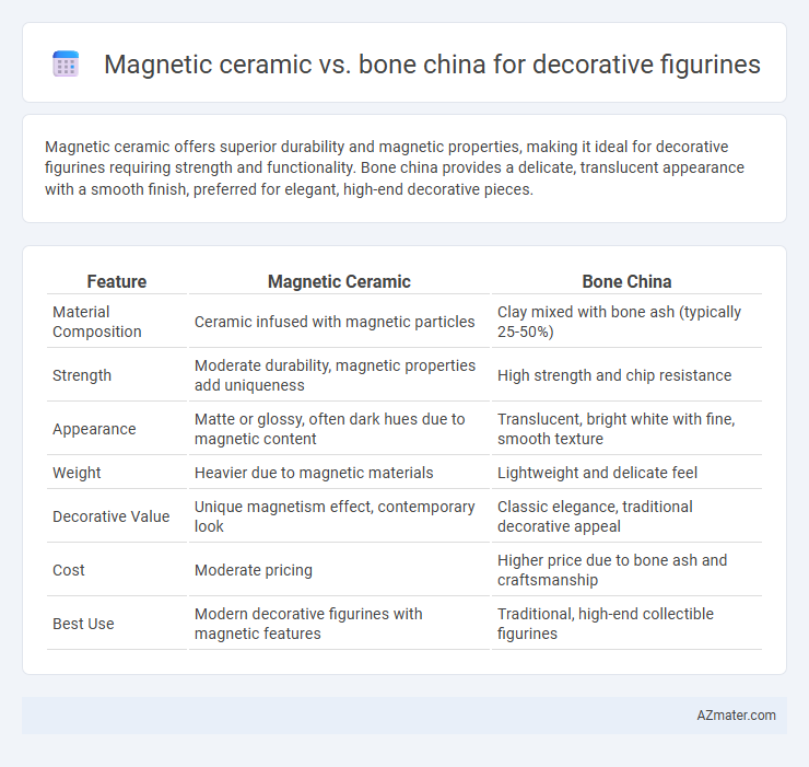 Magnetic ceramic vs. bone china for decorative figurines - What is The Difference?