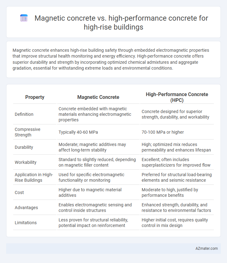Magnetic concrete vs. high-performance concrete for high-rise buildings - What is The Difference?