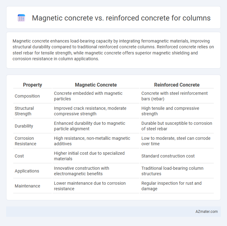 Magnetic concrete vs. reinforced concrete for columns - What is The Difference?