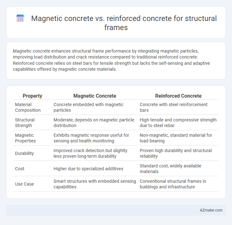 Magnetic concrete vs. reinforced concrete for structural frames - What is The Difference?