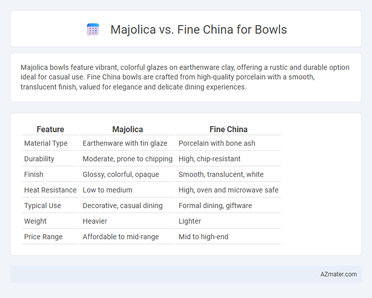 Majolica vs. Fine China for Bowls - What is The Difference?