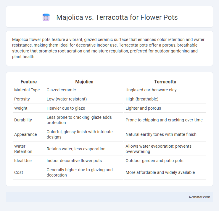 Majolica vs. Terracotta for Flower Pots - What is The Difference?