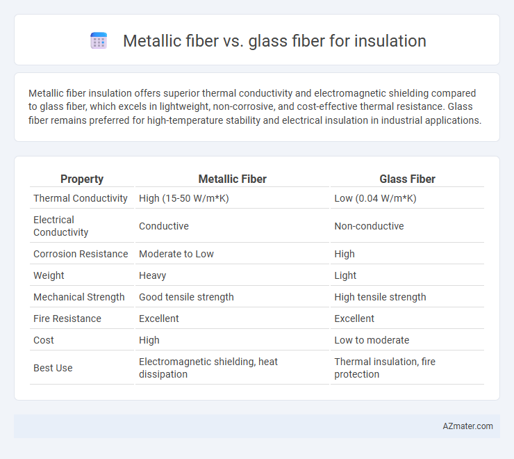 Metallic fiber vs. glass fiber for insulation - What is The Difference?