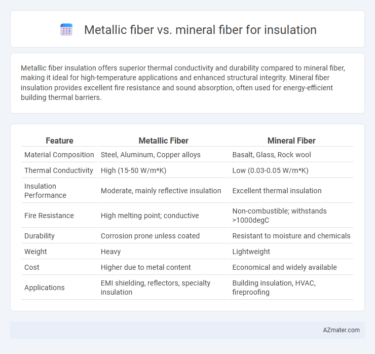 Metallic fiber vs. mineral fiber for insulation - What is The Difference?