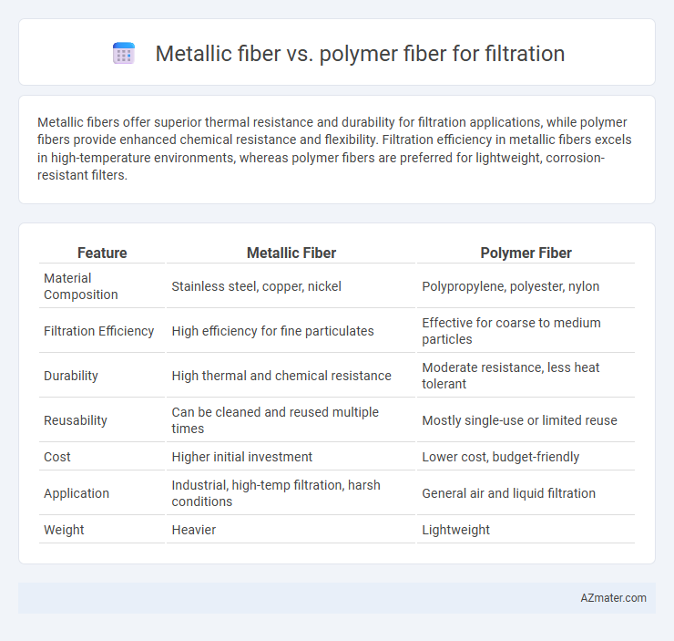 Metallic fiber vs. polymer fiber for filtration - What is The Difference?