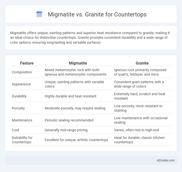 Migmatite vs. Granite for Countertops - What is The Difference?