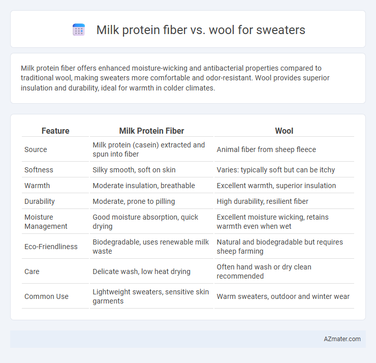 Milk protein fiber vs. wool for sweaters - What is The Difference?