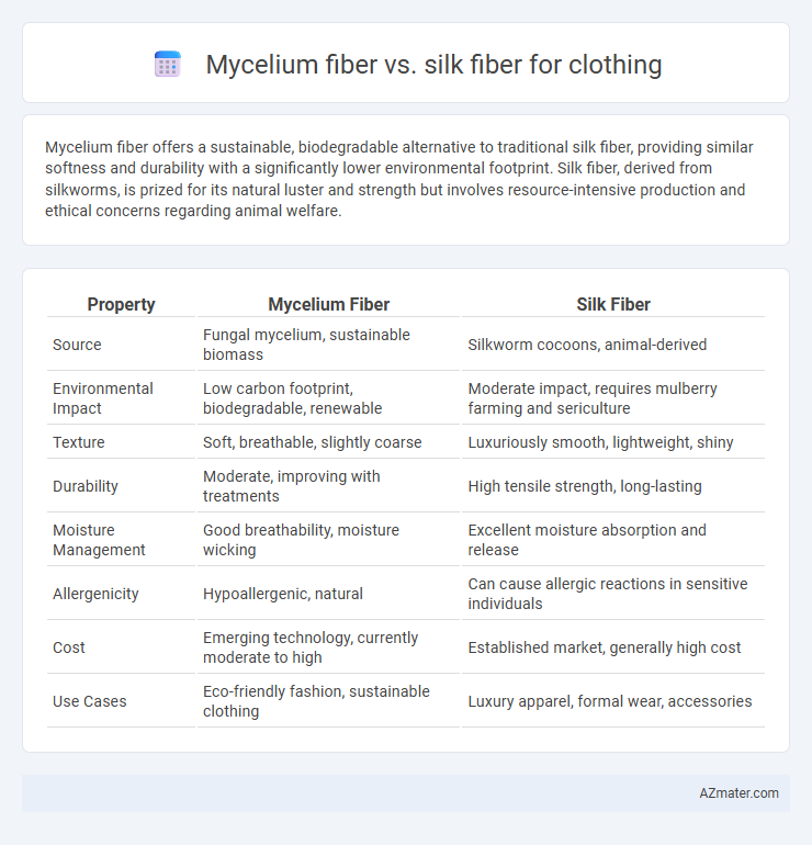 Mycelium fiber vs. silk fiber for clothing - What is The Difference?