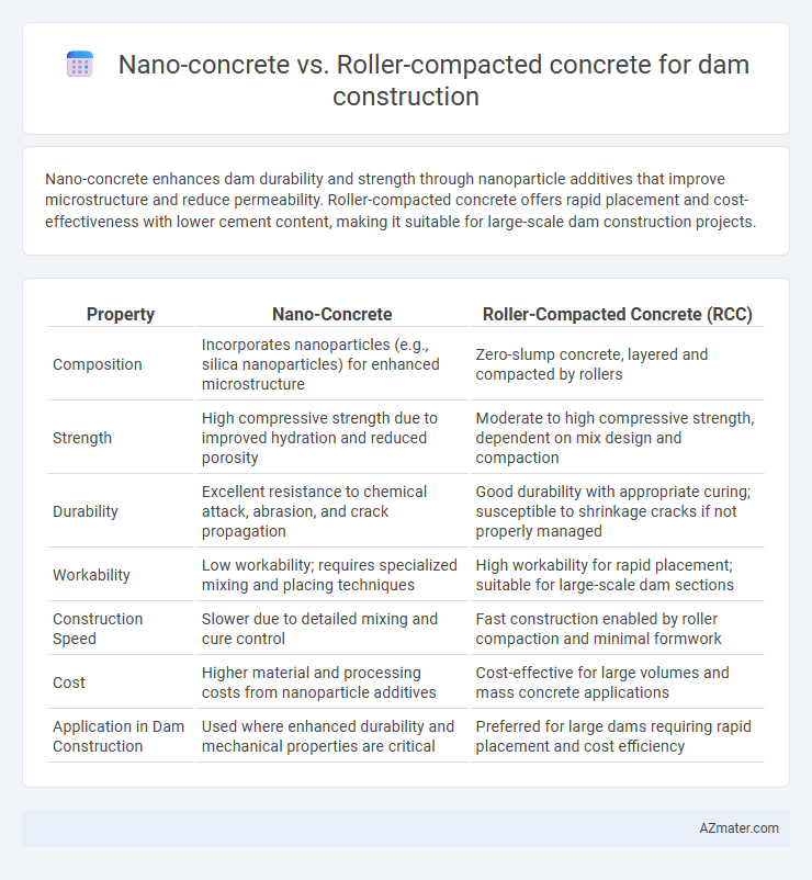 Nano-concrete vs. Roller-compacted concrete for dam construction - What is The Difference?