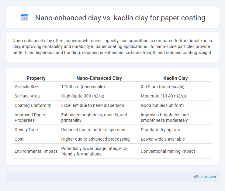 Nano-enhanced clay vs. kaolin clay for paper coating - What is The Difference?