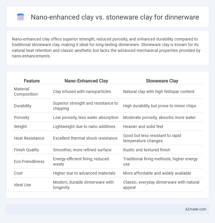 Nano-enhanced clay vs. stoneware clay for dinnerware - What is The Difference?