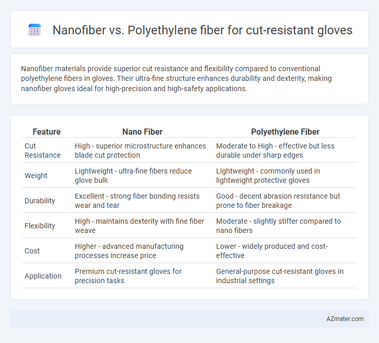 Nanofiber vs. Polyethylene fiber for cut-resistant gloves - What is The Difference?