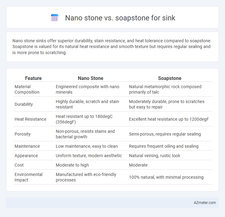 Nano stone vs. soapstone for sink - What is The Difference?