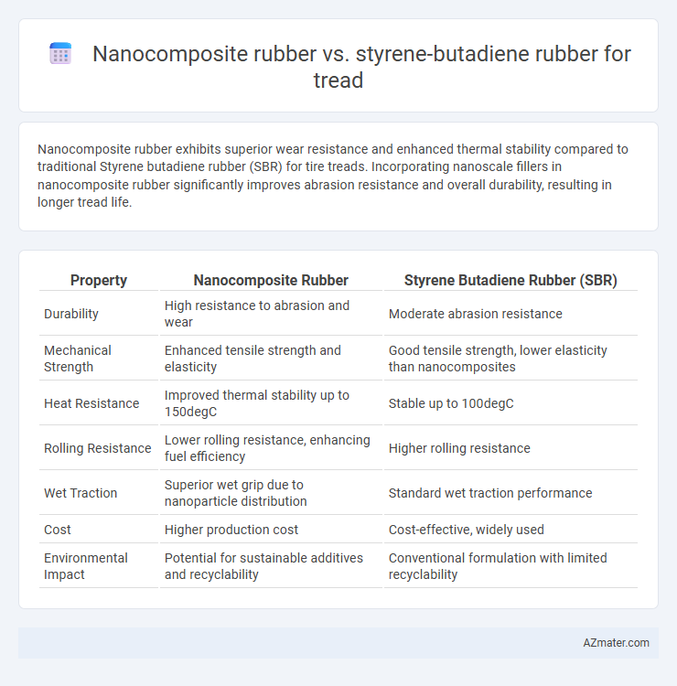 Nanocomposite rubber vs. styrene-butadiene rubber for tread - What is The Difference?