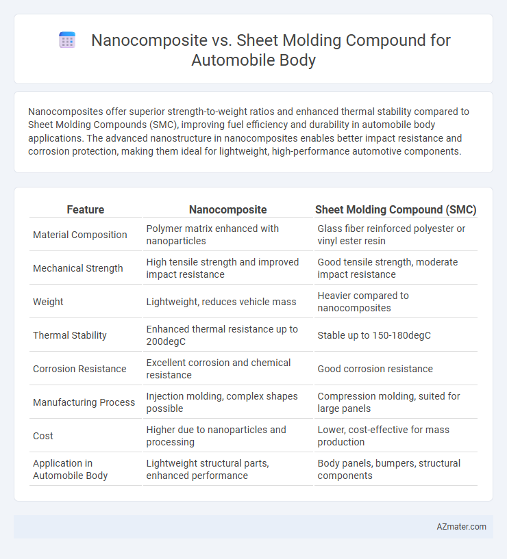 Nanocomposite vs. Sheet Molding Compound for Automobile Body - What is The Difference?