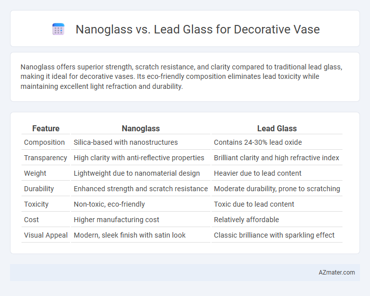 Nanoglass vs. Lead Glass for Decorative Vase - What is The Difference?