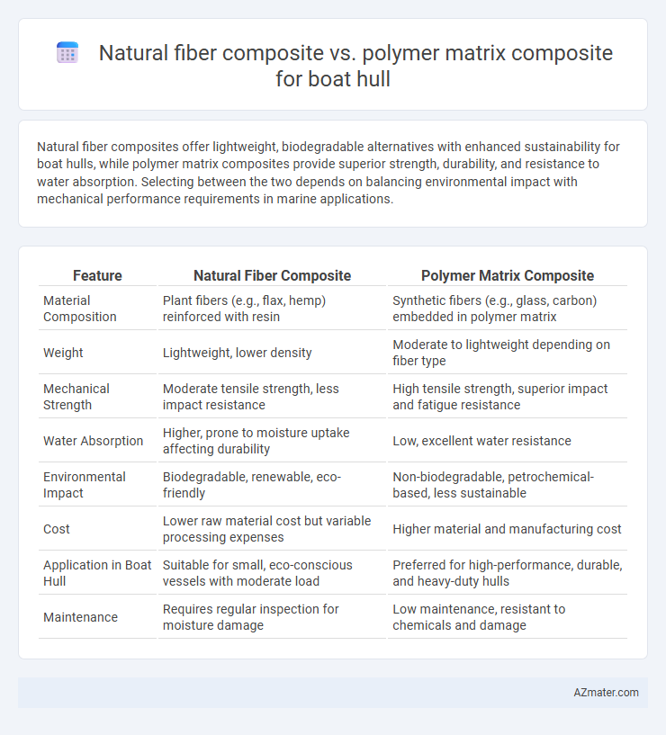Natural fiber composite vs. polymer matrix composite for boat hull - What is The Difference?