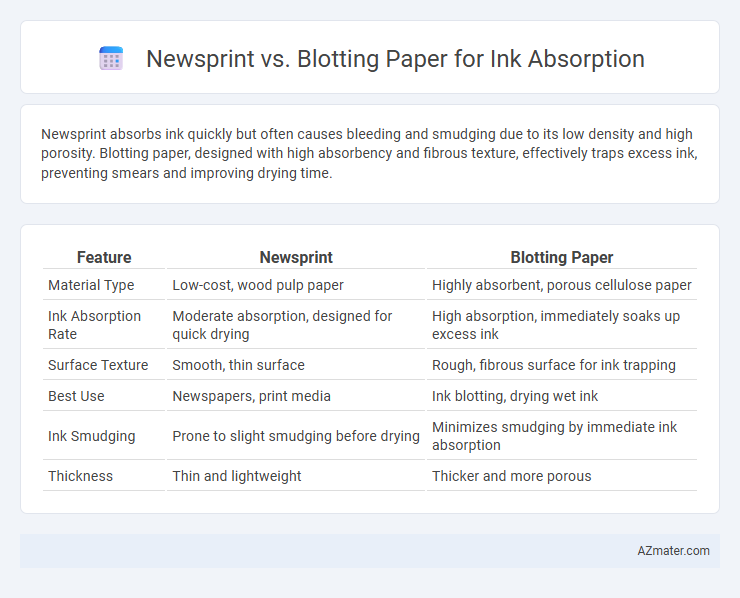 Newsprint vs. Blotting Paper for Ink Absorption - What is The Difference?