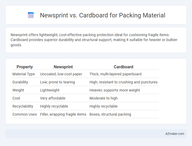 Newsprint vs. Cardboard for Packing Material - What is The Difference?