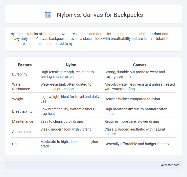 Nylon vs. Canvas for Backpacks - What is The Difference?
