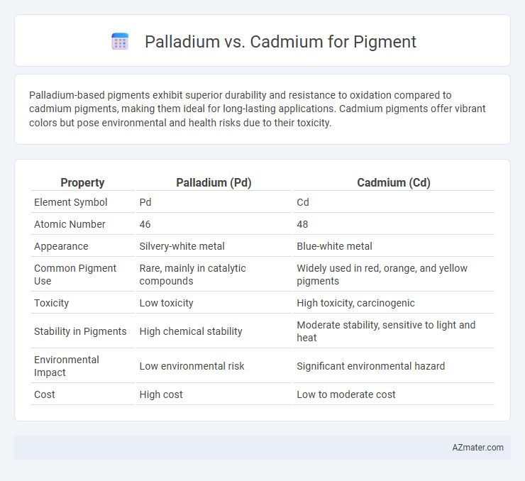 Palladium vs. Cadmium for Pigment - What is The Difference?