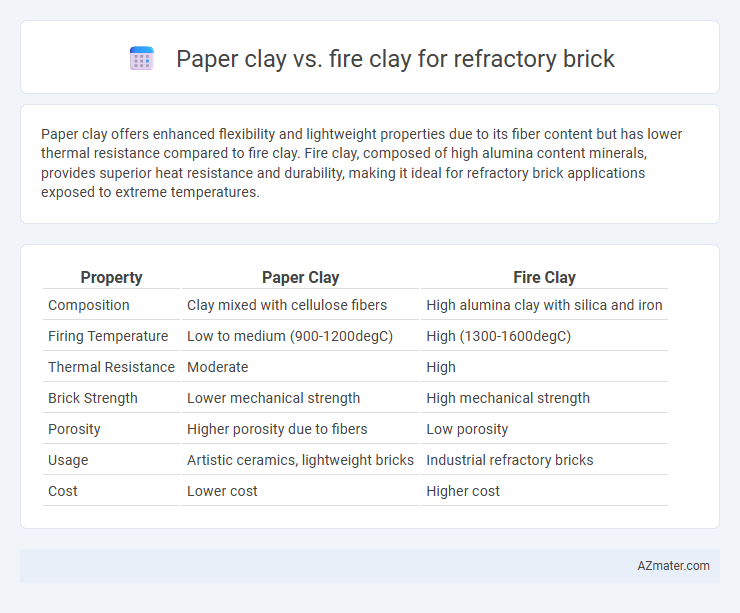 Paper clay vs. fire clay for refractory brick - What is The Difference?
