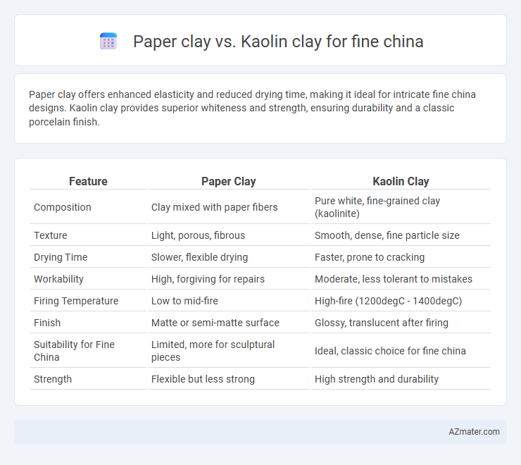 Paper clay vs. Kaolin clay for fine china - What is The Difference?
