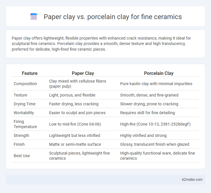 Paper clay vs. porcelain clay for fine ceramics - What is The Difference?
