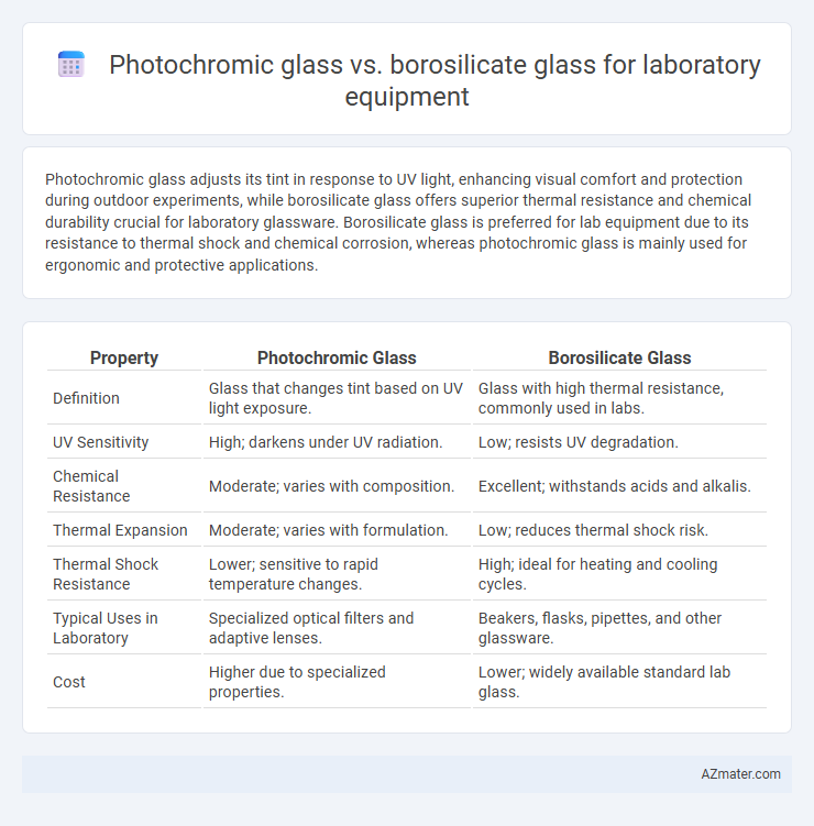 Photochromic glass vs. borosilicate glass for laboratory equipment - What is The Difference?