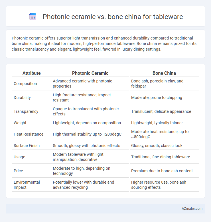 Photonic ceramic vs. bone china for tableware - What is The Difference?