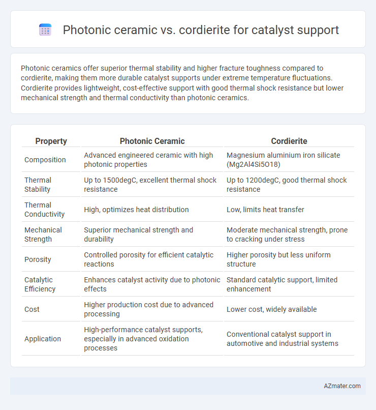 Photonic ceramic vs. cordierite for catalyst support - What is The Difference?