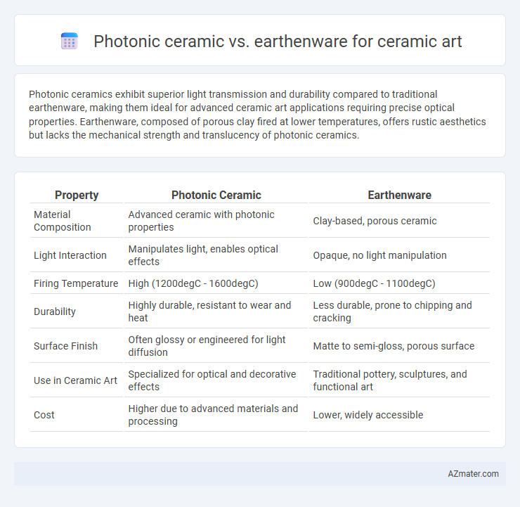 Photonic ceramic vs. earthenware for ceramic art - What is The Difference?