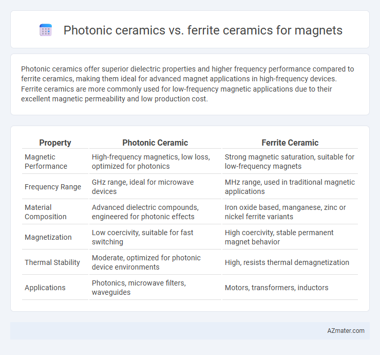 Photonic ceramics vs. ferrite ceramics for magnets - What is The Difference?
