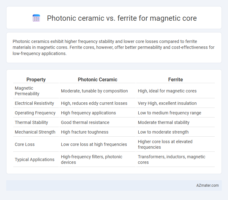 Photonic ceramic vs. ferrite for magnetic core - What is The Difference?