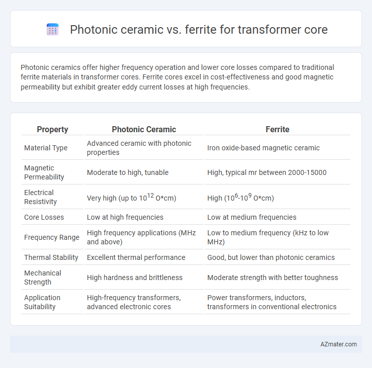 Photonic ceramic vs. ferrite for transformer core - What is The Difference?
