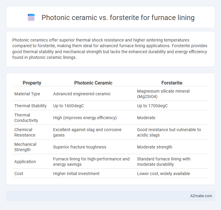 Photonic ceramic vs. forsterite for furnace lining - What is The Difference?