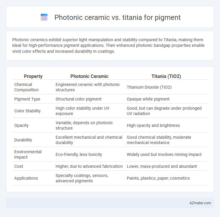 Photonic ceramic vs. titania for pigment - What is The Difference?