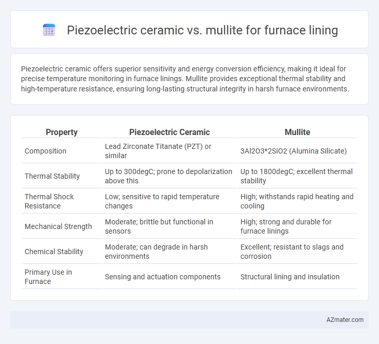 Piezoelectric ceramic vs. mullite for furnace lining - What is The Difference?