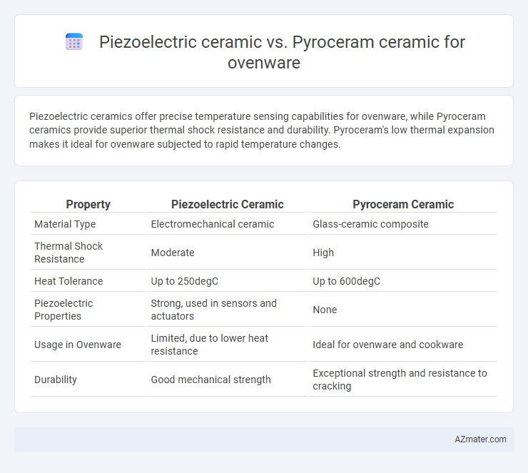 Piezoelectric ceramic vs. Pyroceram ceramic for ovenware - What is The Difference?