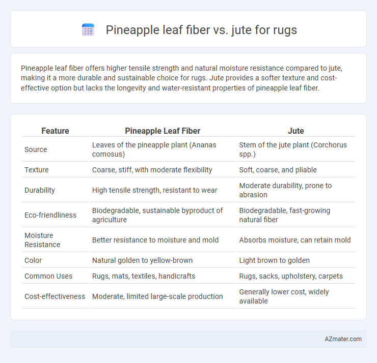 Pineapple leaf fiber vs. jute for rugs - What is The Difference?