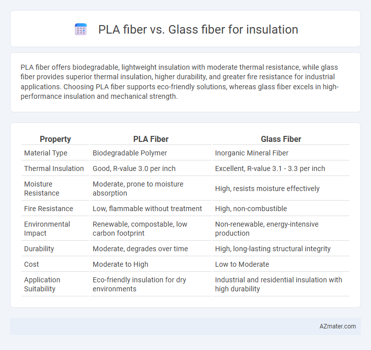 PLA fiber vs. Glass fiber for insulation - What is The Difference?