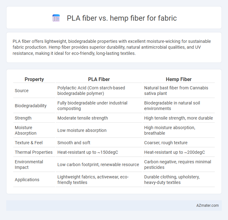 PLA fiber vs. hemp fiber for fabric - What is The Difference?