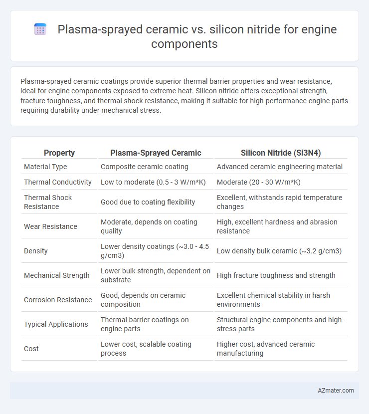 Plasma-sprayed ceramic vs. silicon nitride for engine components - What is The Difference?