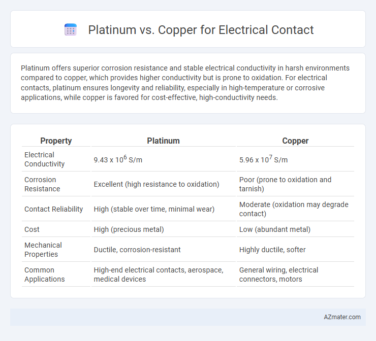 Platinum vs. Copper for Electrical Contact - What is The Difference?