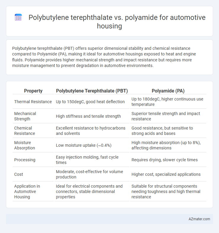Polybutylene terephthalate vs. polyamide for automotive housing - What is The Difference?