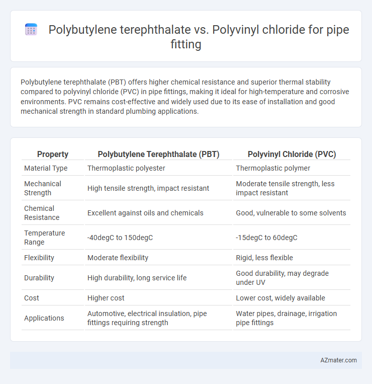 Polybutylene terephthalate vs. Polyvinyl chloride for pipe fitting - What is The Difference?