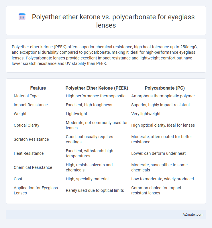 Polyether ether ketone vs. polycarbonate for eyeglass lenses - What is The Difference?