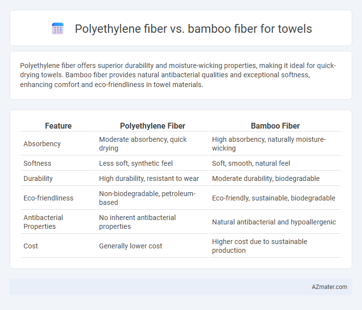 Polyethylene fiber vs. bamboo fiber for towels - What is The Difference?