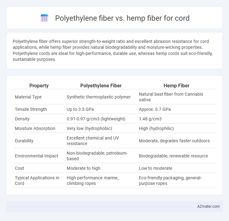 Polyethylene fiber vs. hemp fiber for cord - What is The Difference?